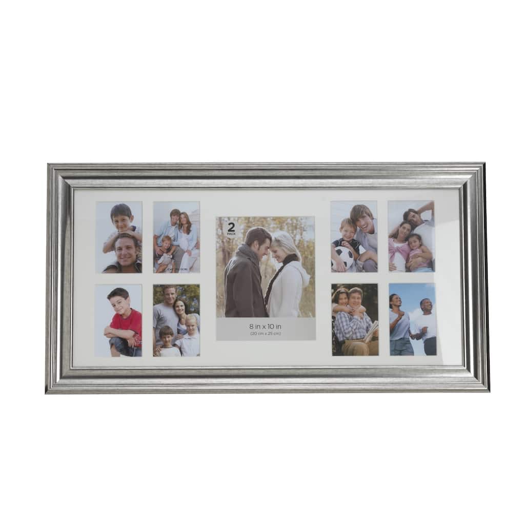 Melannco Champagne 9-photo Matted Collage Frame