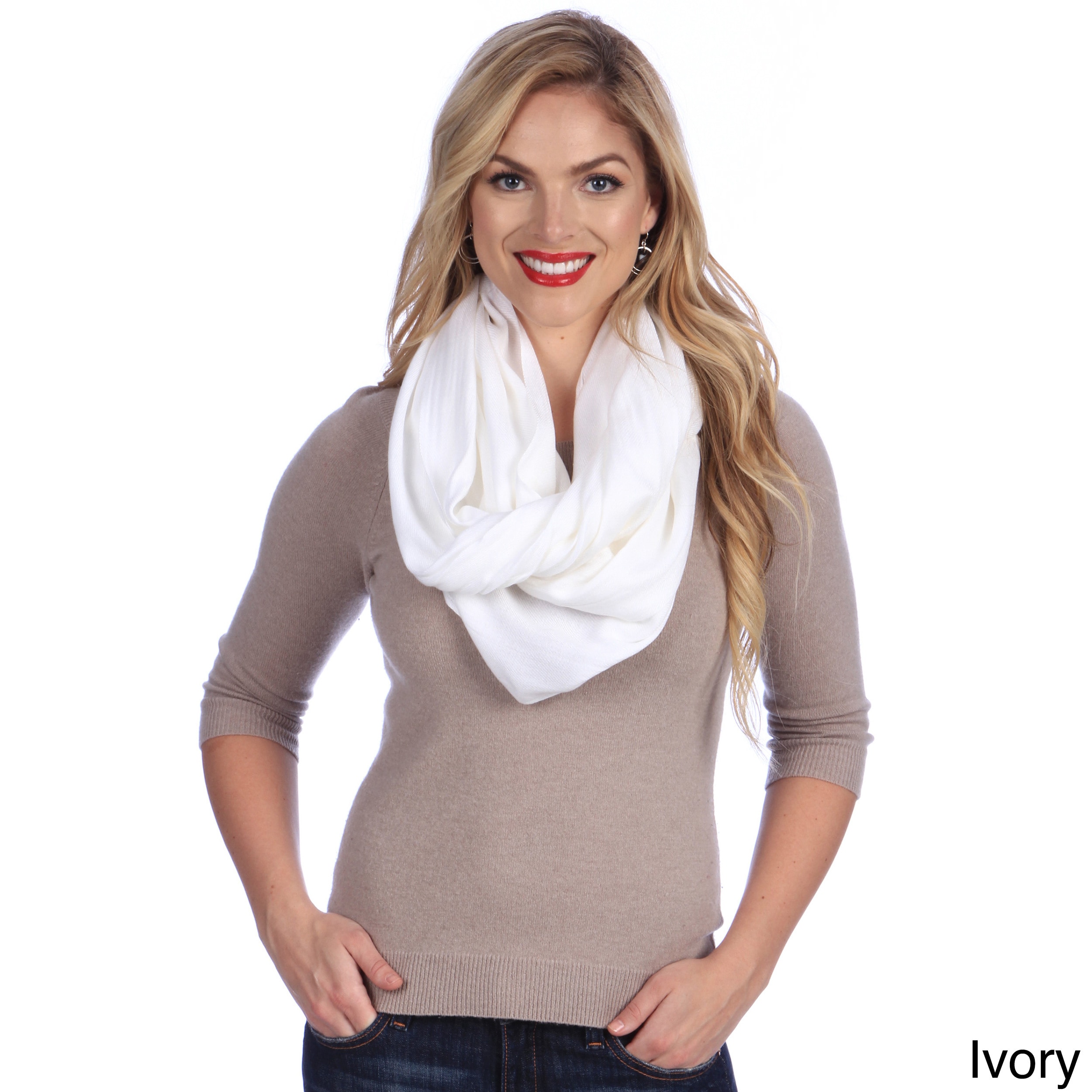 Kc Signatures Solid Infinity Scarf