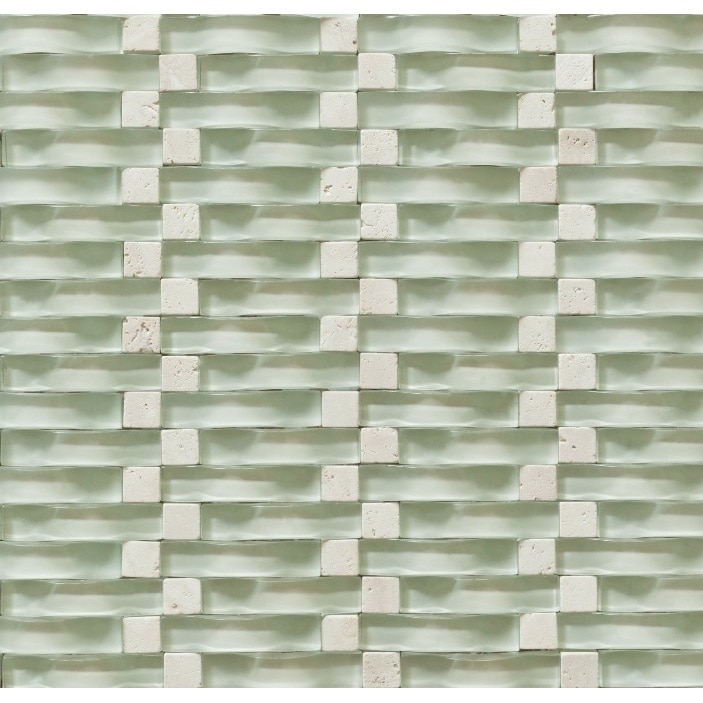 Martini Mosaic 12x12 Vento Mystic Sea Tile Sheets (pack Of 5)