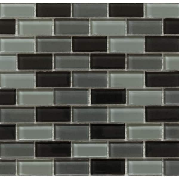 Martini Mosaic 11.75x11.75 Essen Volcanic Ash Tile Sheets (Pack of 10 ...