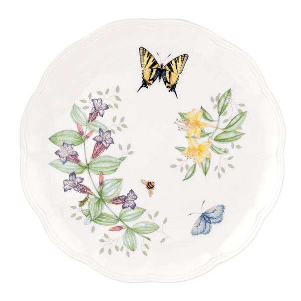Lenox Butterfly Meadow Tiger Swallowtail 10.75-inch Dinner Plate