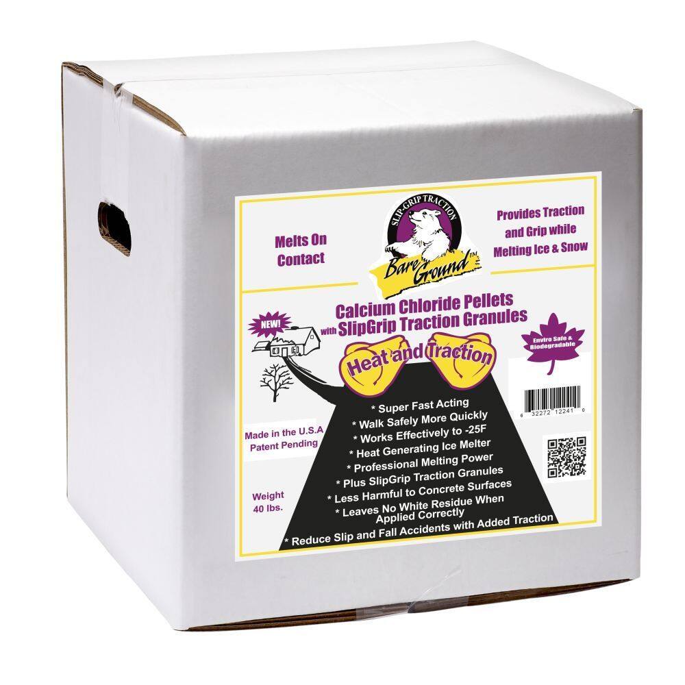 Bare Ground Calcium Chloride Pellets with Traction