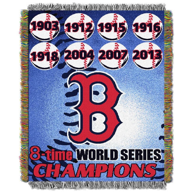 Mlb World Series Woven Tapestry Throw (multi Team Option)