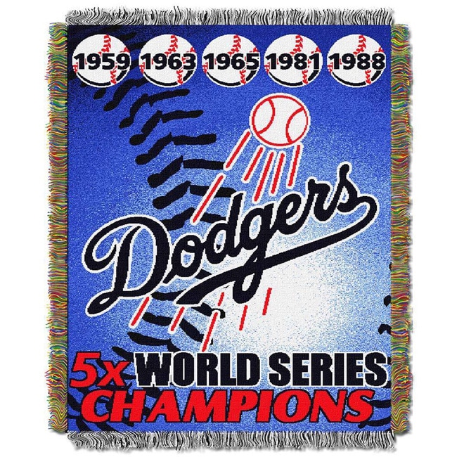 Mlb World Series Woven Tapestry Throw (multi Team Options)