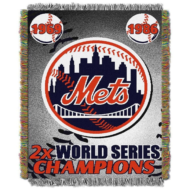 Mlb World Series Woven Tapestry Throw (multi Team Options)