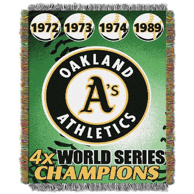 Mlb World Series Woven Tapestry Throw (multi Team Options)