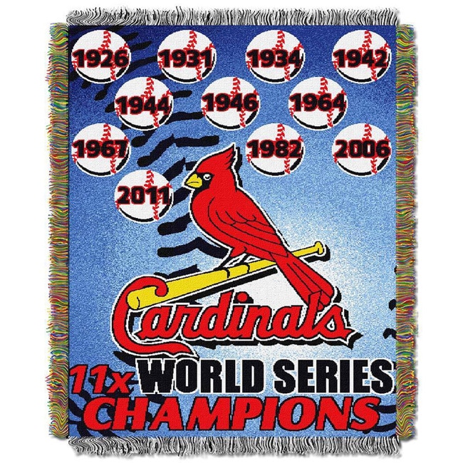 Mlb World Series Woven Tapestry Throw (multi Team Options)