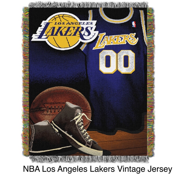 NBA Los Angeles Lakers Woven Tapestry Throw