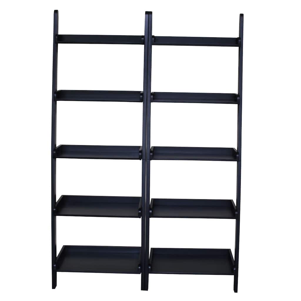 Lean to Shelf Unit with 5 Shelves
