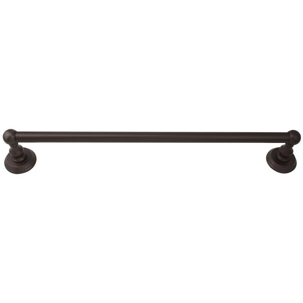 Jado Colonial 18-inch Old Bronze Towel Bar - Brown