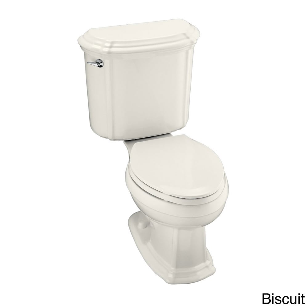 Kohler K 3591 Portrait Two piece Elongated 1.6 Gpf Left hand Ttrip Lever Toilet And Ingenium Flush Technology