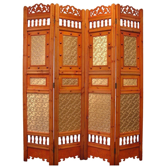 Roman Shabby Room Divider Screen 4 Panel Wooden Frame 797734470529 Roman Shabby Room Divider Screen 4 Panel Wooden Frame