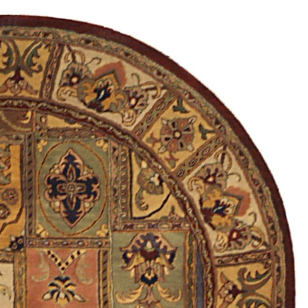 Safavieh Handmade Classic Bakhtieri Multicolored Wool Rug (3'6 Round