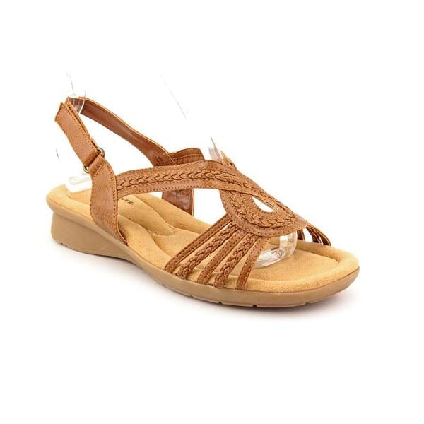 WearEver Women's 'Elana' Man-Made Sandals - 15801265 - Overstock.com ...