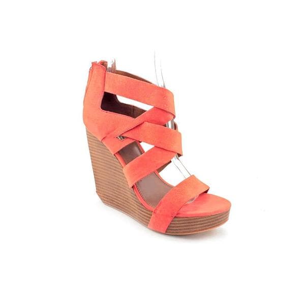 Matiko Women's 'Orange' Leather Sandals (Size 6.5 ) Matiko Sandals