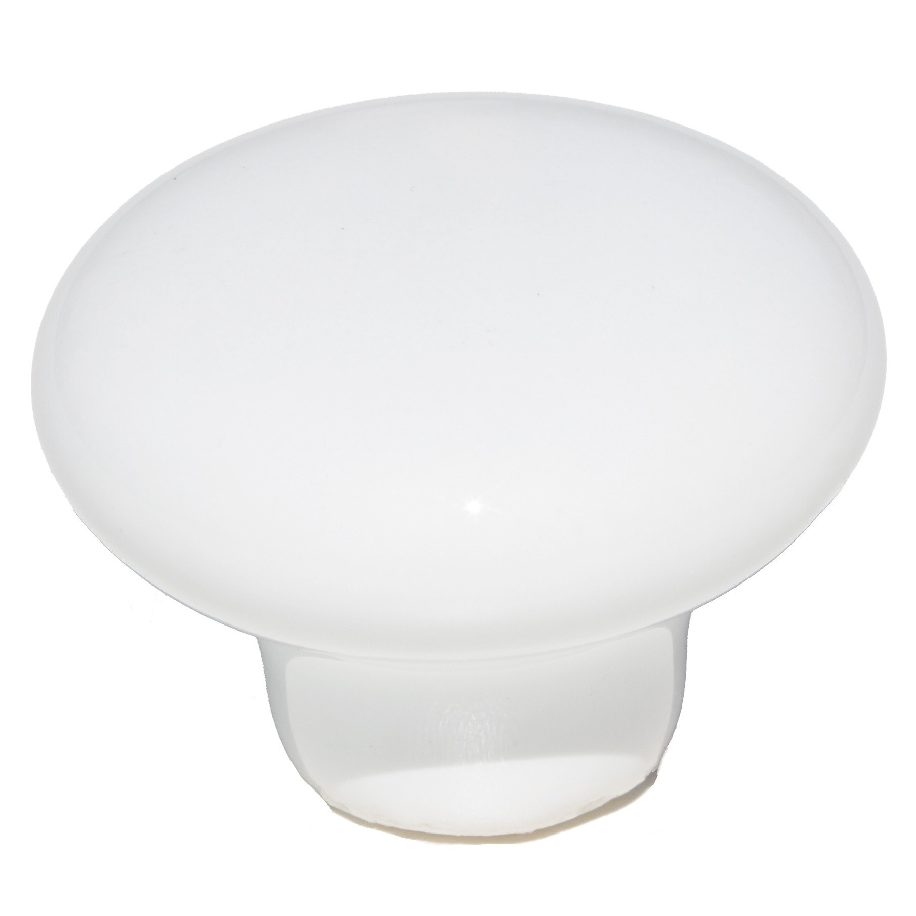 Gliderite Round White Ceramic Cabinet Or Dresser Knobs (pack Of 25)