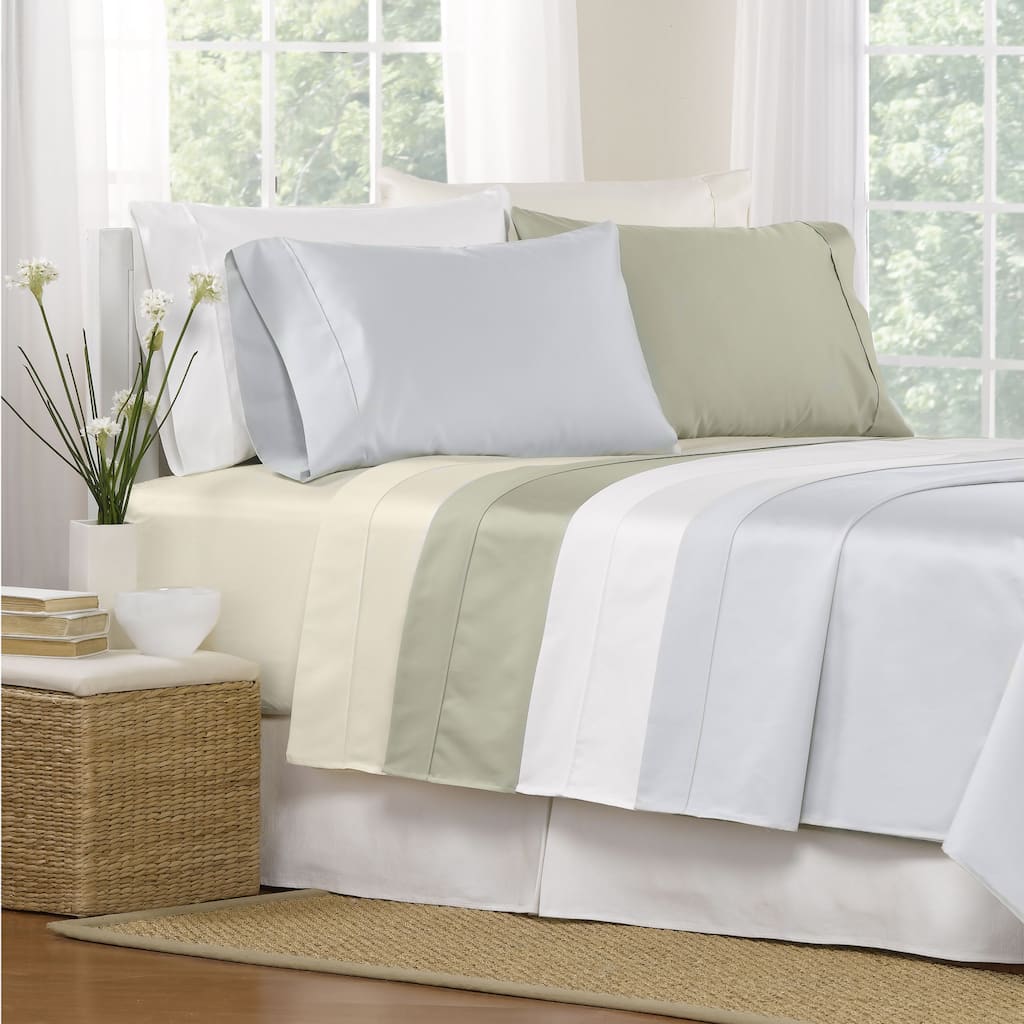 Luxury 1000 Thread Count Egyptian Cotton Deep Pocket Bed Sheet Set
