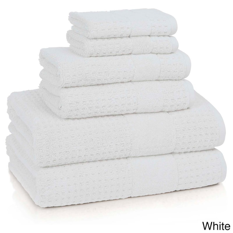 Turkish SPA Collection 6-Piece Towel Set - White