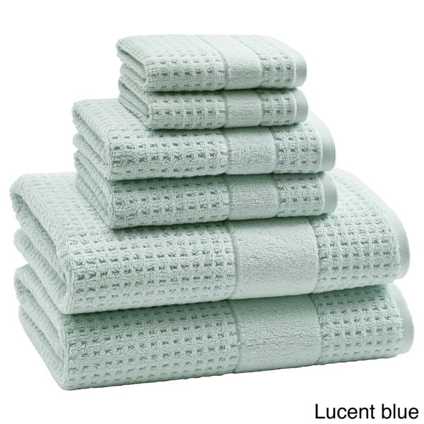 Laural Home Spa Collection 6-Piece Bath Towel Set in Ivory