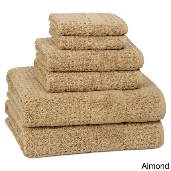 Laural Home Spa Collection 6-Piece Bath Towel Set in Ivory