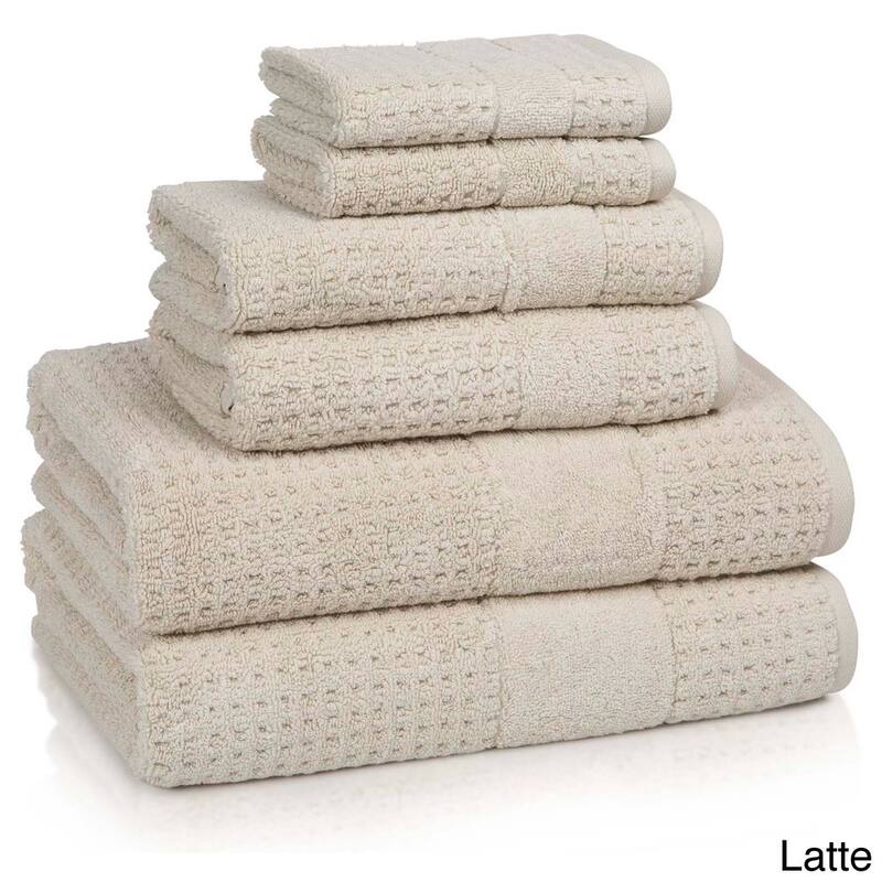 Turkish SPA Collection 6-Piece Towel Set - Latte