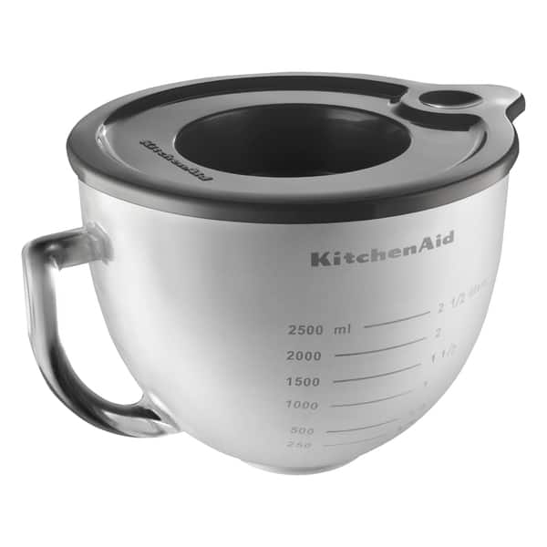 KitchenAid 5-qt Tilt Head Frosted Glass Bowl 