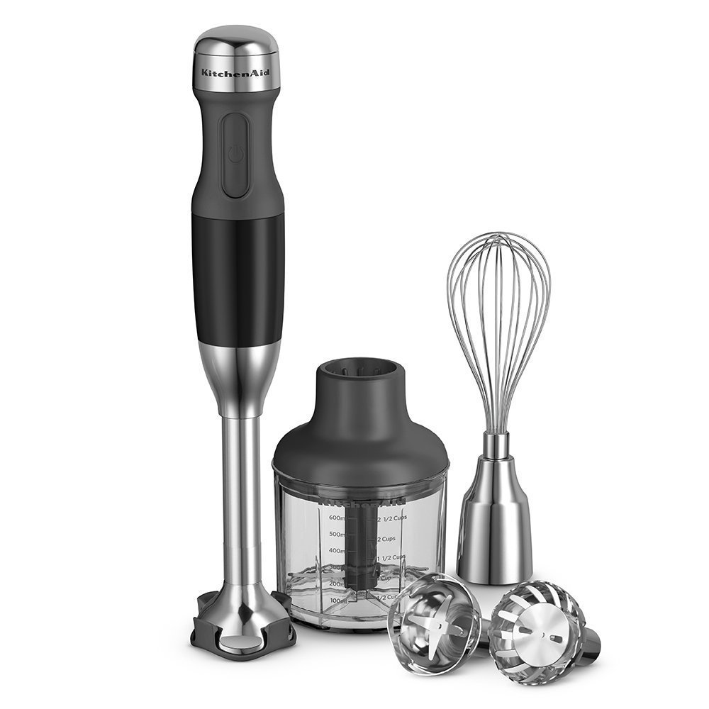 KitchenAid - Variable Speed Corded Hand Blender - Onyx Black