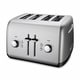preview thumbnail 1 of 1, KitchenAid KMT4115CU Contour Silver 4-slice Metal Toaster