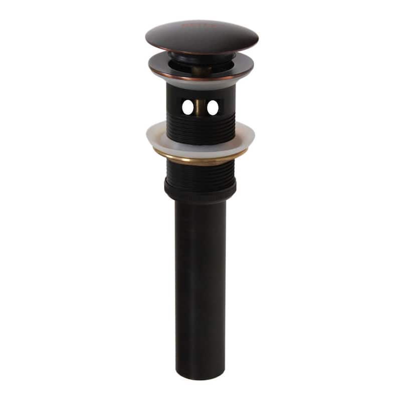 Elite Single Handle Oil-Rubbed Bronze Bathroom Sink Faucet with Pop-Up Drain
