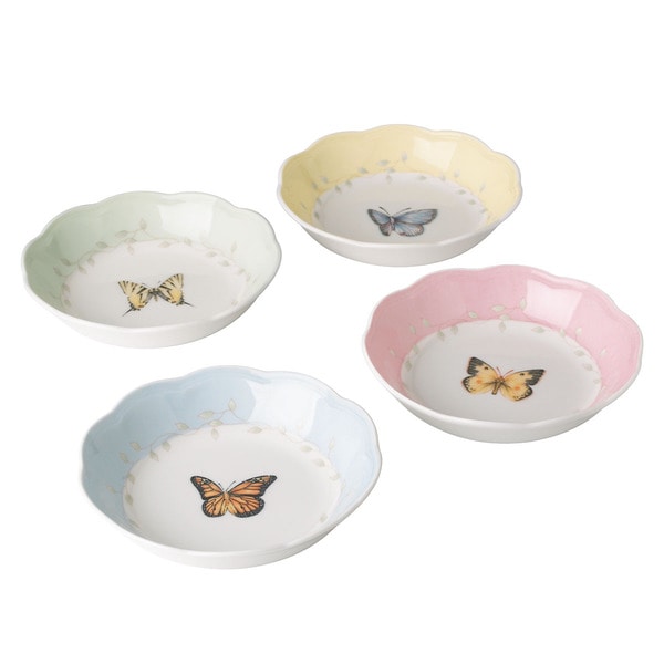 Lenox 'Butterfly Meadow' 4-piece Fruit Dish Set