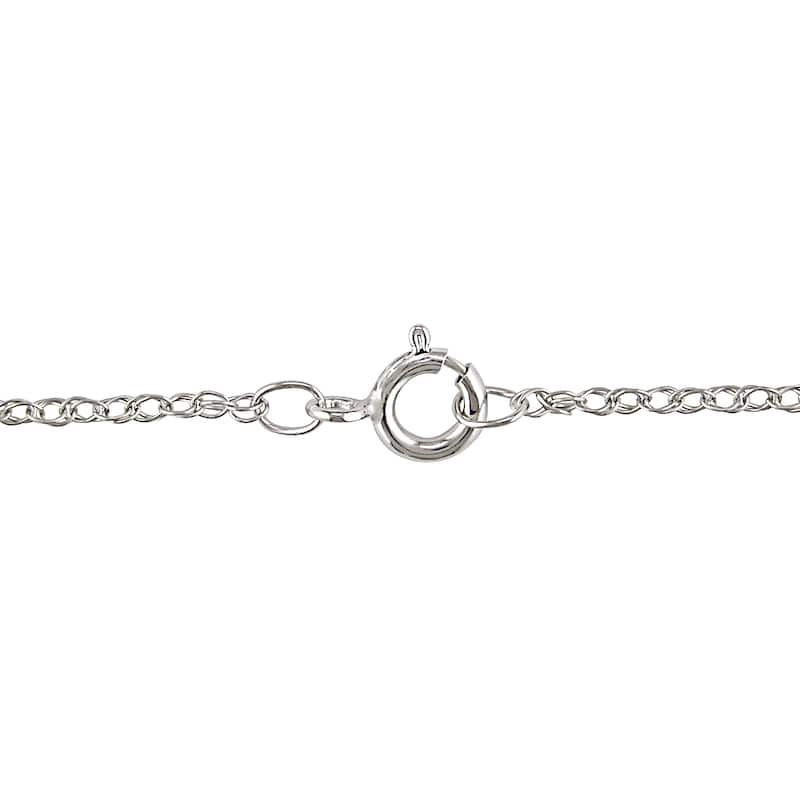 Miadora 14k Gold 1/10ct TDW Diamond Solitaire Necklace (J-K I2-I3)