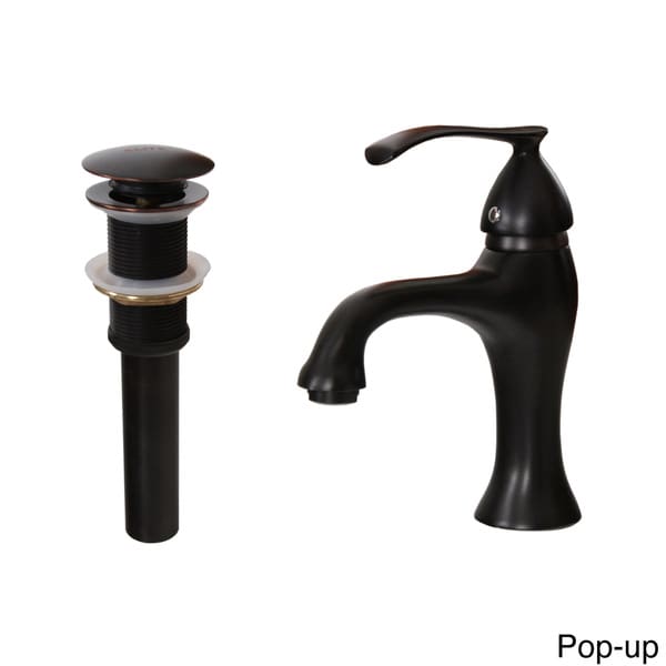 Elite Single Handle Oil Rubbed Bronze Bathroom Sink Faucet With Elite Single Handle Oil Rubbed Bronze Bathroom Sink Faucet With Pop Up Drain