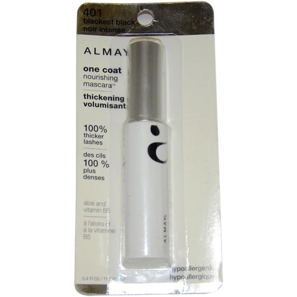 Almay One Coat Blackest Black #401 Nourishing Mascara Almay Eyes