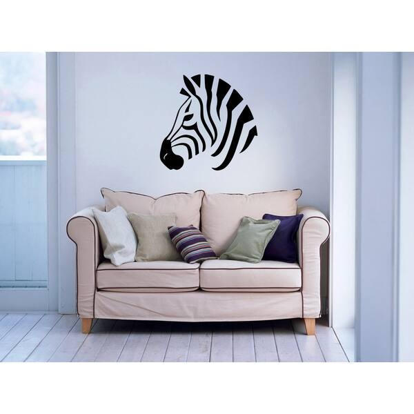 Zebra Vinyl Wall Decal Overstock 8529242