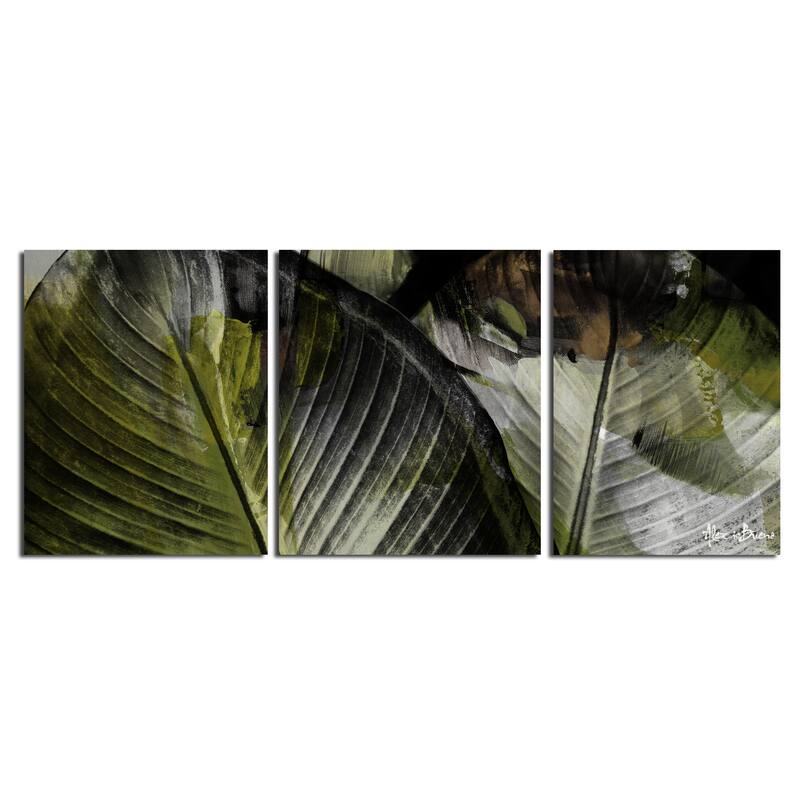 Ready2HangArt 'Abstract Palm II' 3-piece Canvas Wall Art
