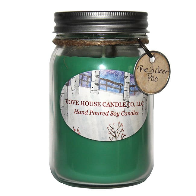 Handmade Reindeer Poo Premium Pure Soy Container Candle