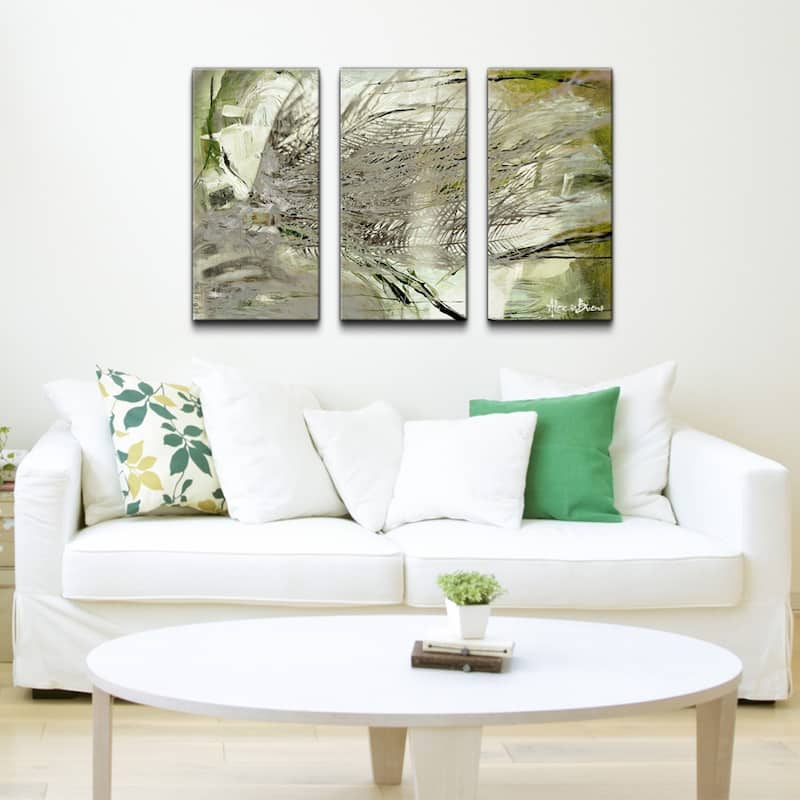 Ready2HangArt 'Abstract Palms' Canvas Wall Art (Set of 3)