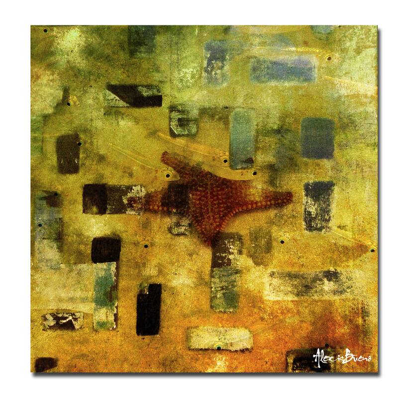 Ready2HangArt 'Abstract Star Fish' Canvas Wall Art