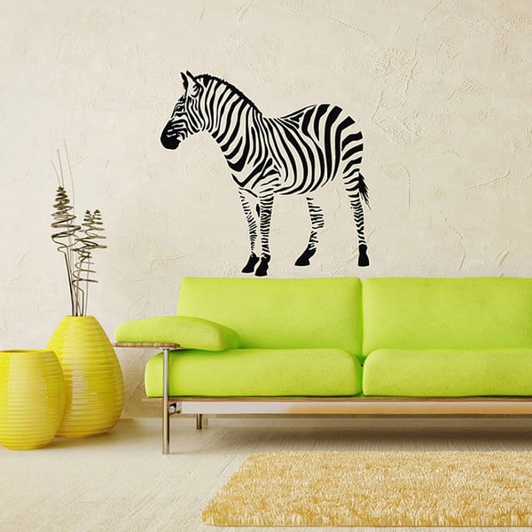 Zebra Vinyl Wall Decal Shopping The Best Deals on Wall Murals