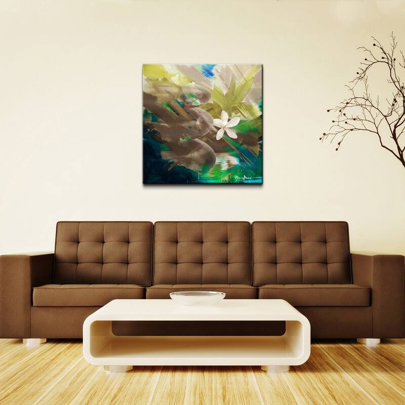 Ready2HangArt 'Abstract Stone Spa II' Oversized Canvas Wall Art