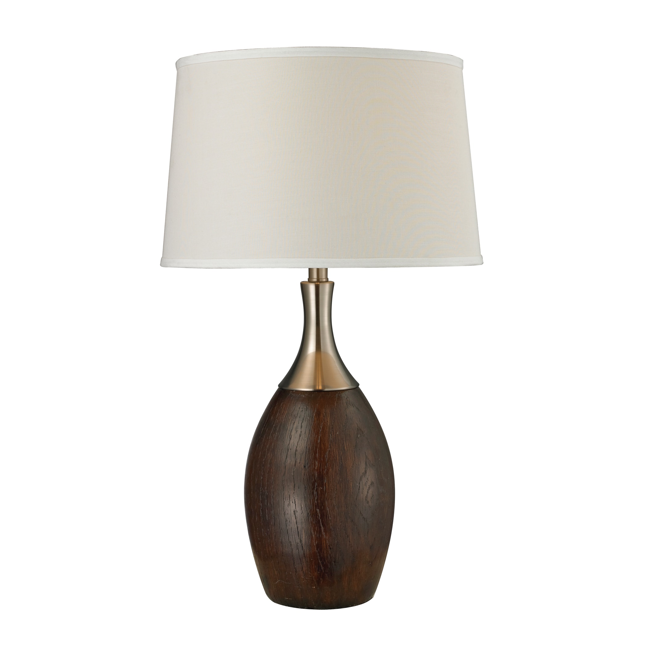 1 light Mahogany Table Lamp