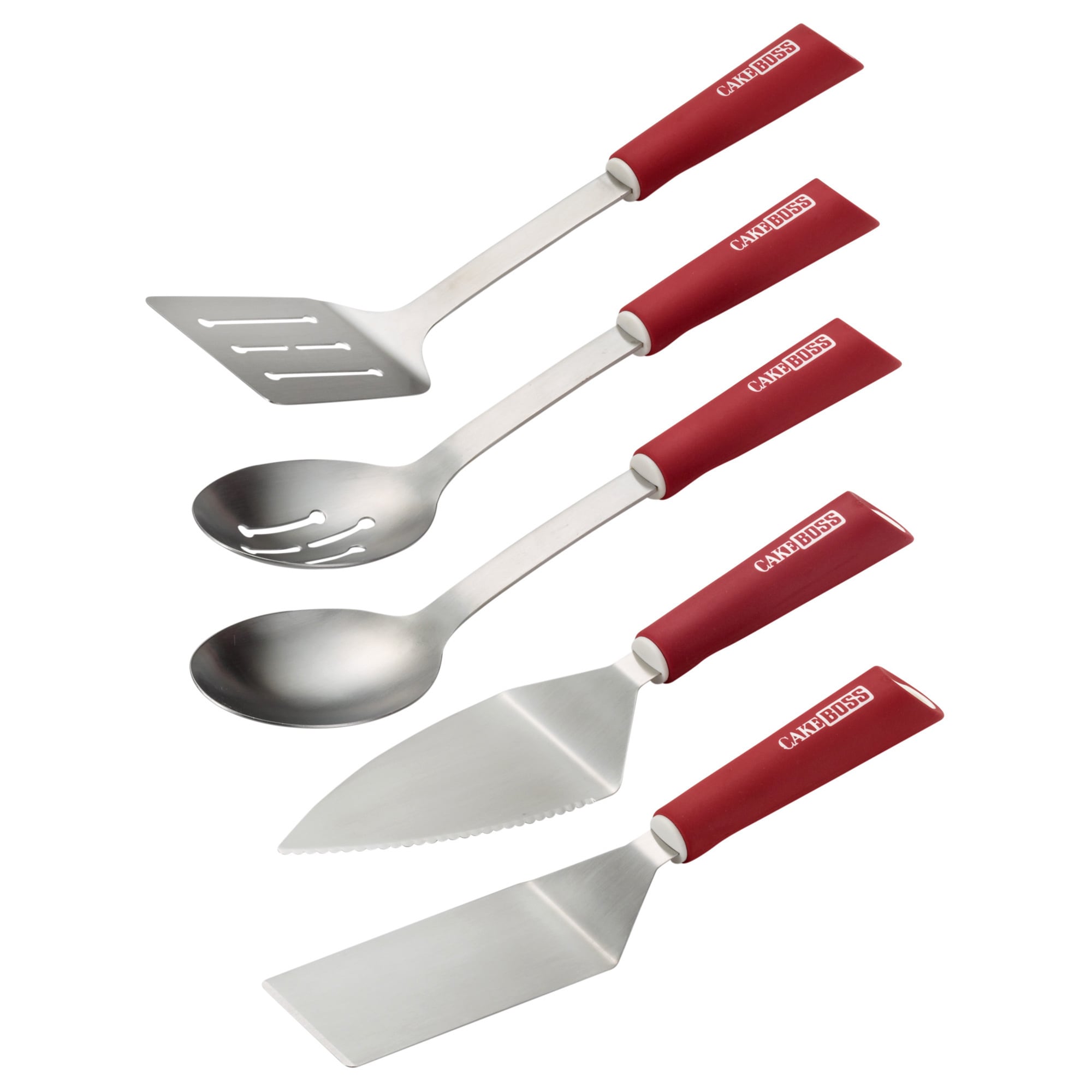 OXO 5 Piece Prep & Serve Kitchen Tool Utensil Set Stainless Steel