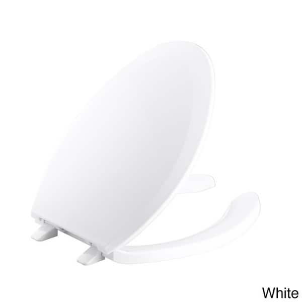 Kohler Lustra Plastic Elongated Toilet Seat K46500 White Bed Bath