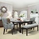 preview thumbnail 1 of 5, Signal Hills Huntington Trestle Baluster Extending Dining Table