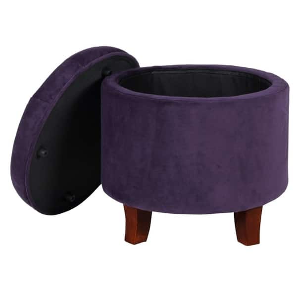 Carson Carrington Ronde Round Storage Ottoman