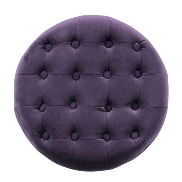 Carson Carrington Ronde Round Storage Ottoman