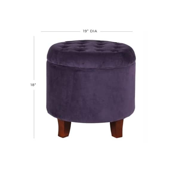 Carson Carrington Ronde Round Storage Ottoman