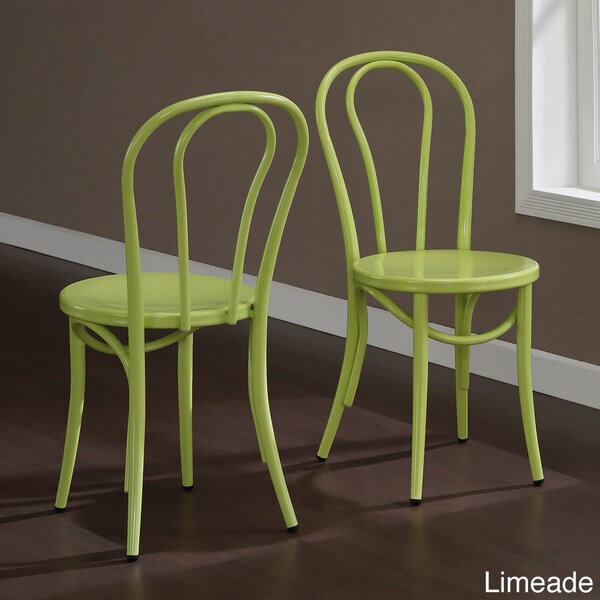 Shop Cafe Metal Dining Chair (Set of 2) Free Shipping Today