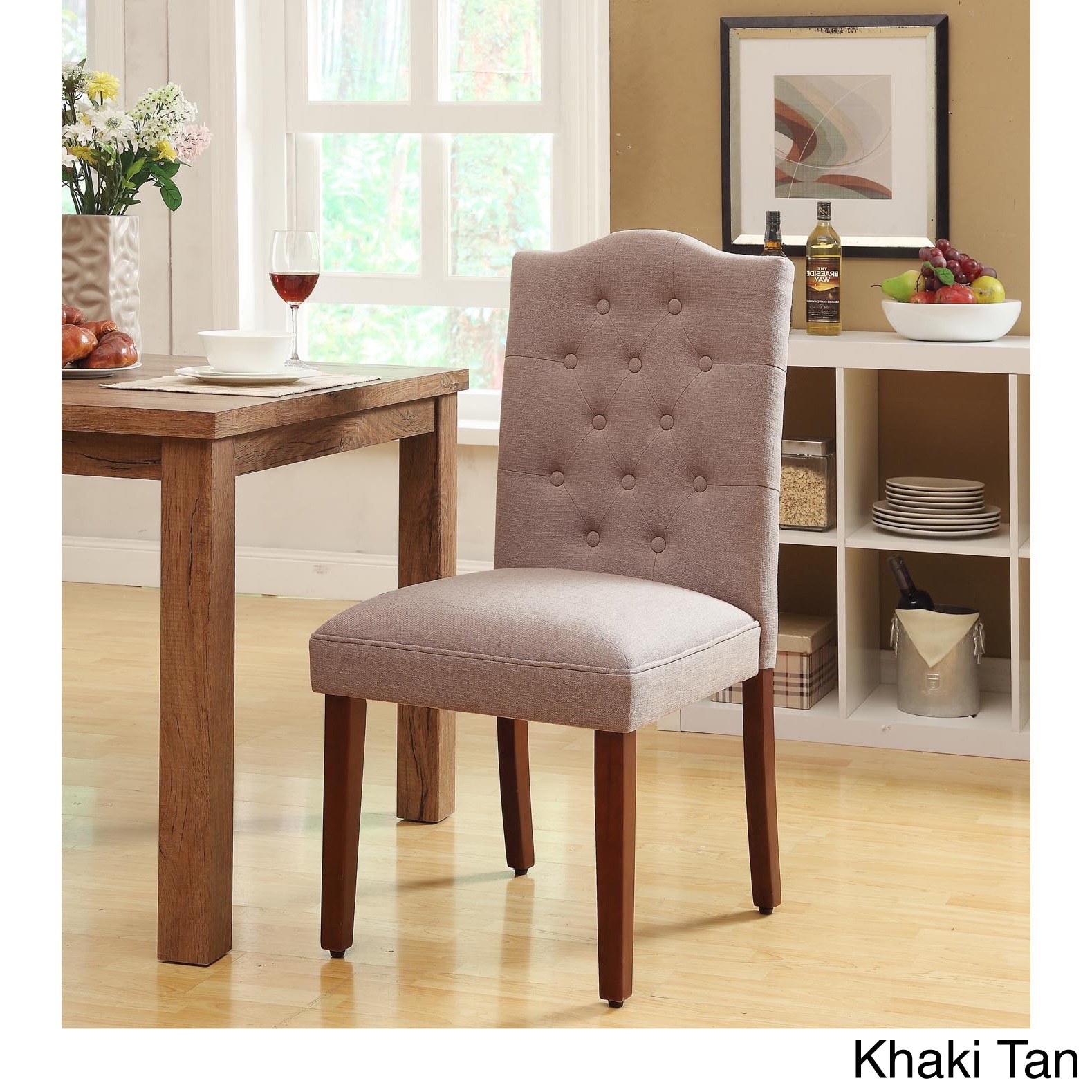 Deluxe Parson Dining Chairs (set Of 2)