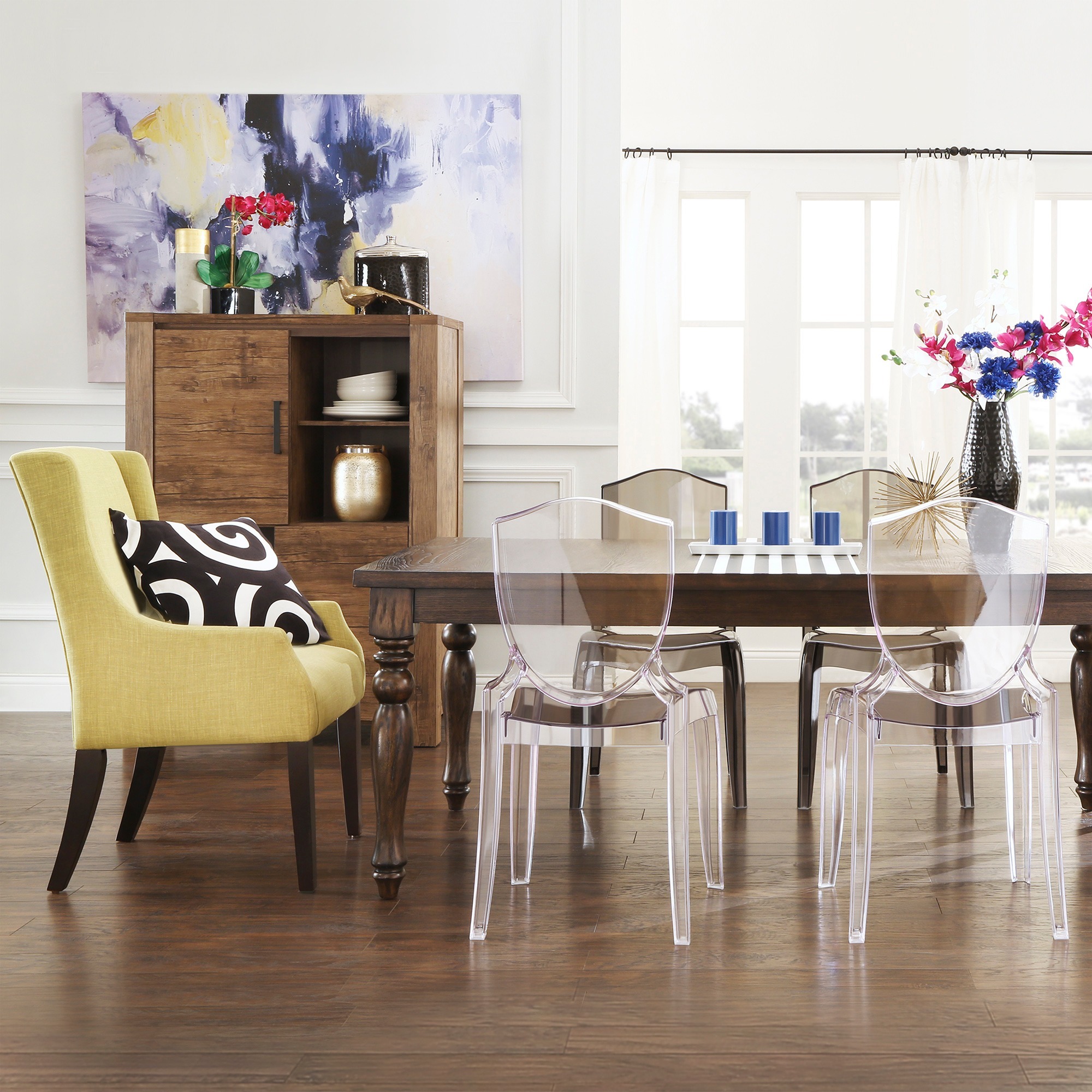 Inspire Q Kensington Baulster Dining Table